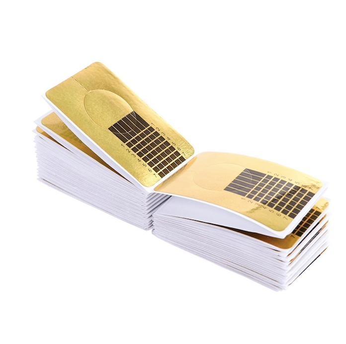 100st Nagelmallar för Nagelförlängning