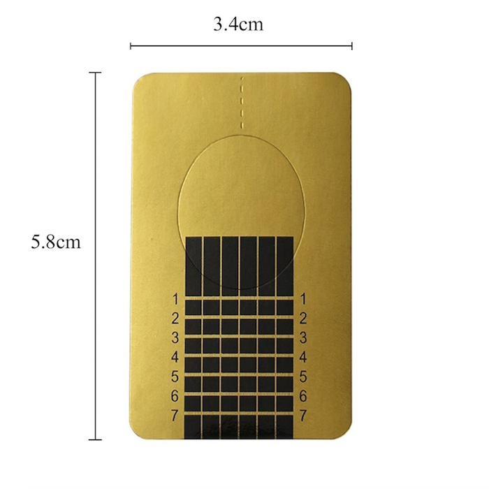 100st Nagelmallar för Nagelförlängning