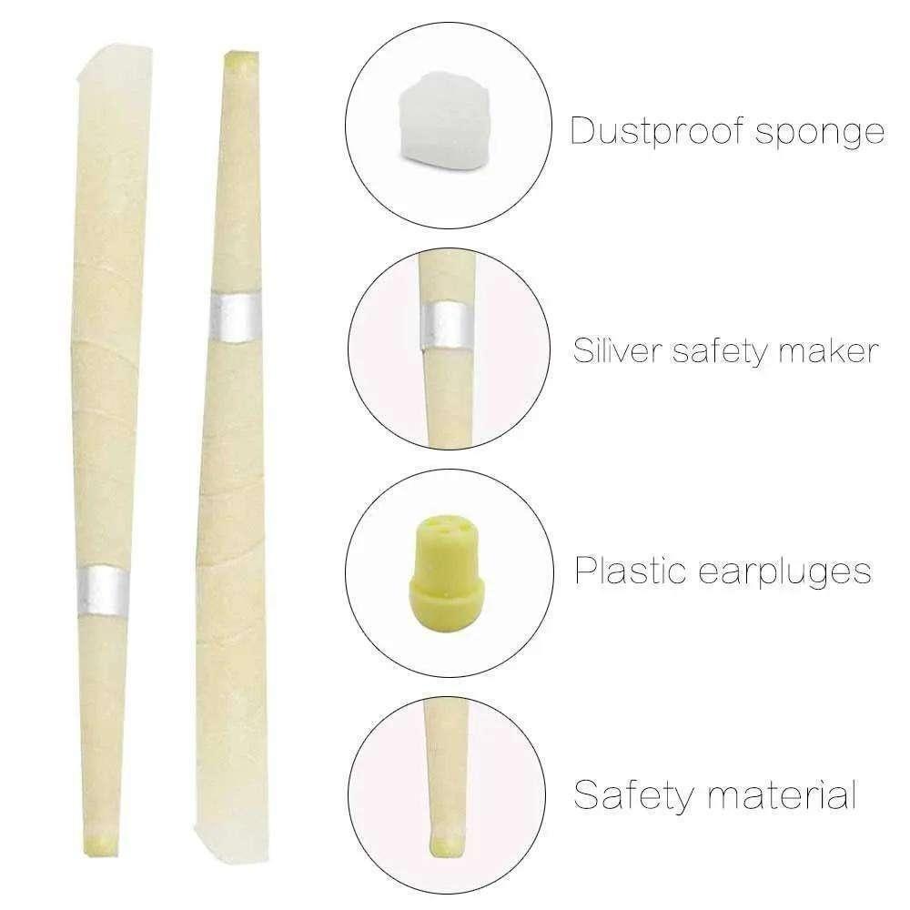 10-pack Öronljus av Bivax – Avkopplande Aromaterapi