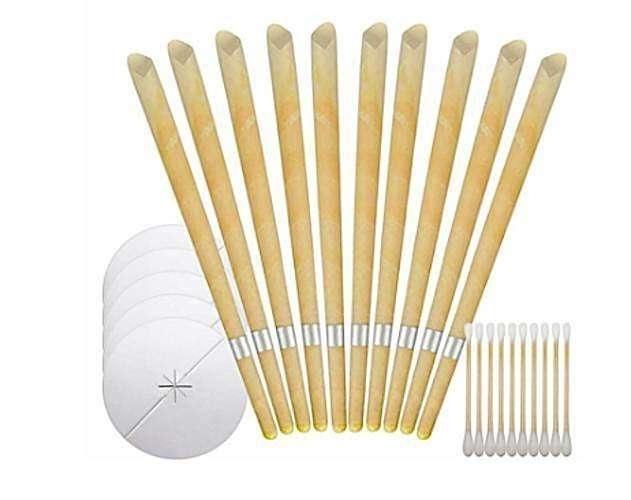 10-pack Öronljus av Bivax – Avkopplande Aromaterapi