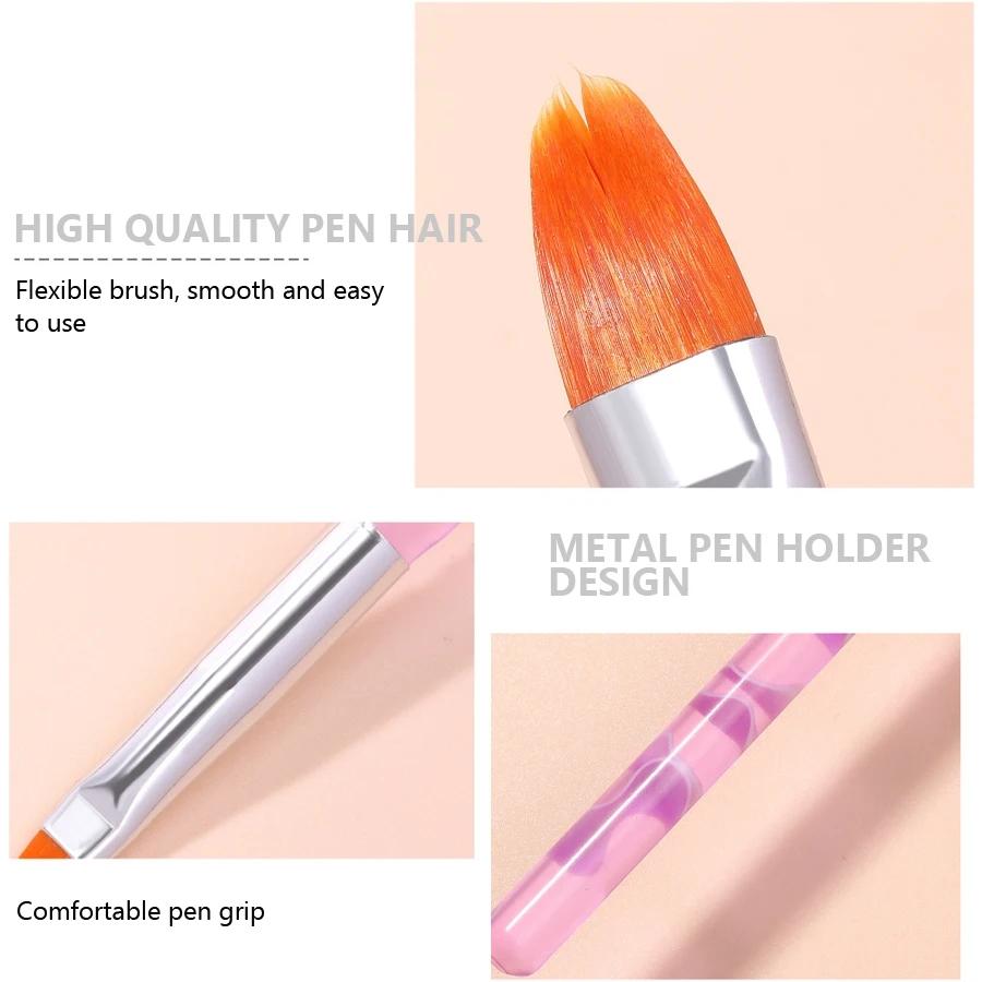 Nagelverktyg - 7 Penslar & 5 Dotting Tools för Perfekt Nagelkonst
