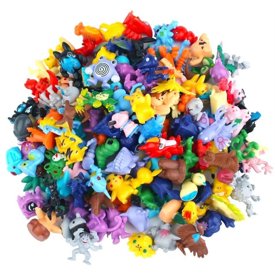 24st Färgglada Pokemon Figurer - Samlar Mini Pokemon Pikachu