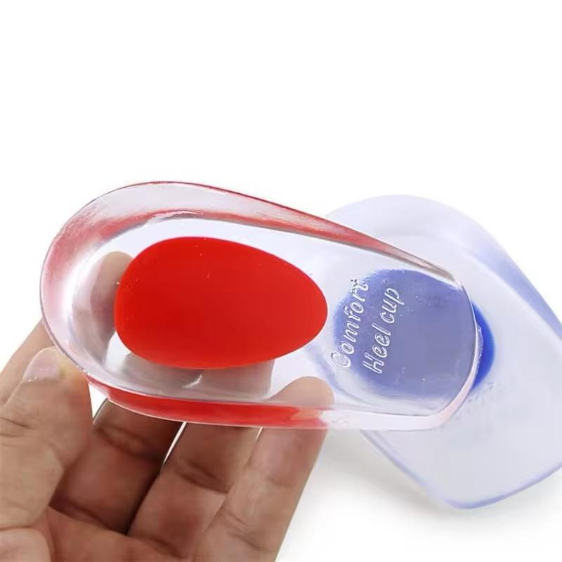 2-pack Hälinlägg - Silikon Skoinlägg - Transparent