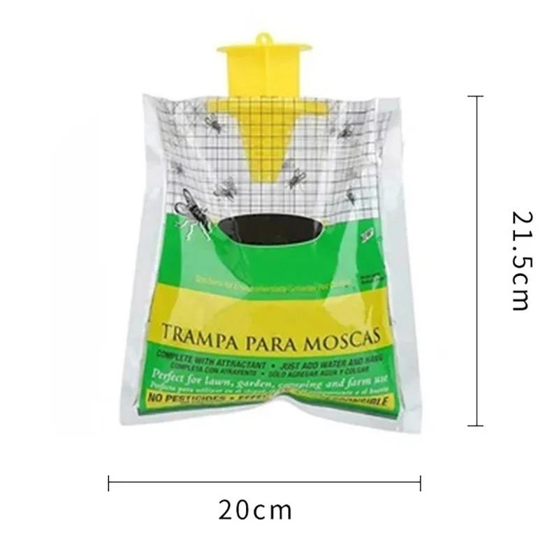 6-pack Hanging Fly Traps Disposable Fly Traps - Effective fly catcher