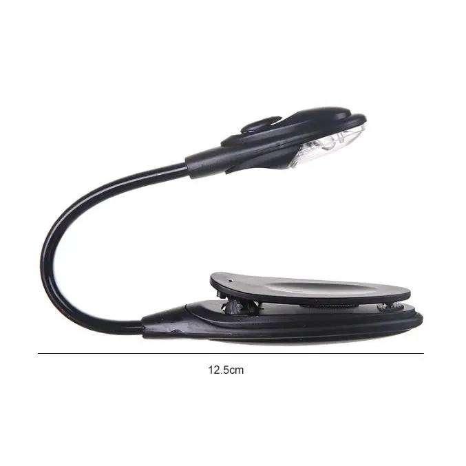 Boklampa med LED och Klämma – För en Avkopplande Läsupplevelse