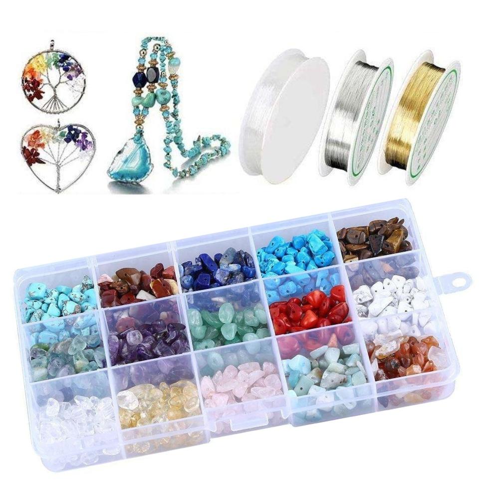 DIY Pärllåda med Crystal Beads och Stenar – Smyckestillverkning