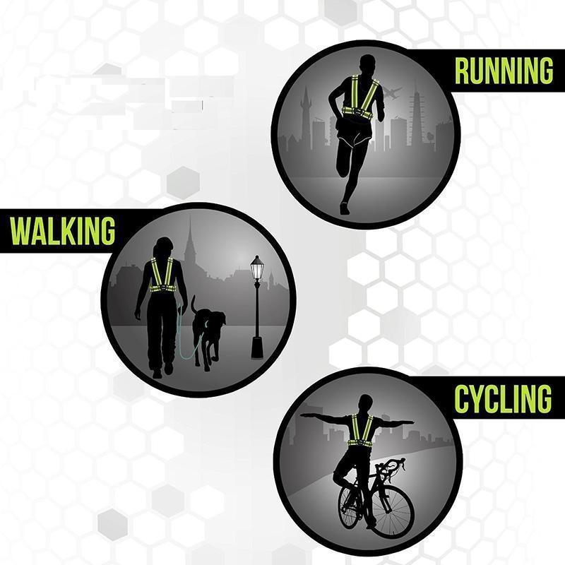 Blå Reflexsele – Praktisk Reflexväst för Maximal Synlighet