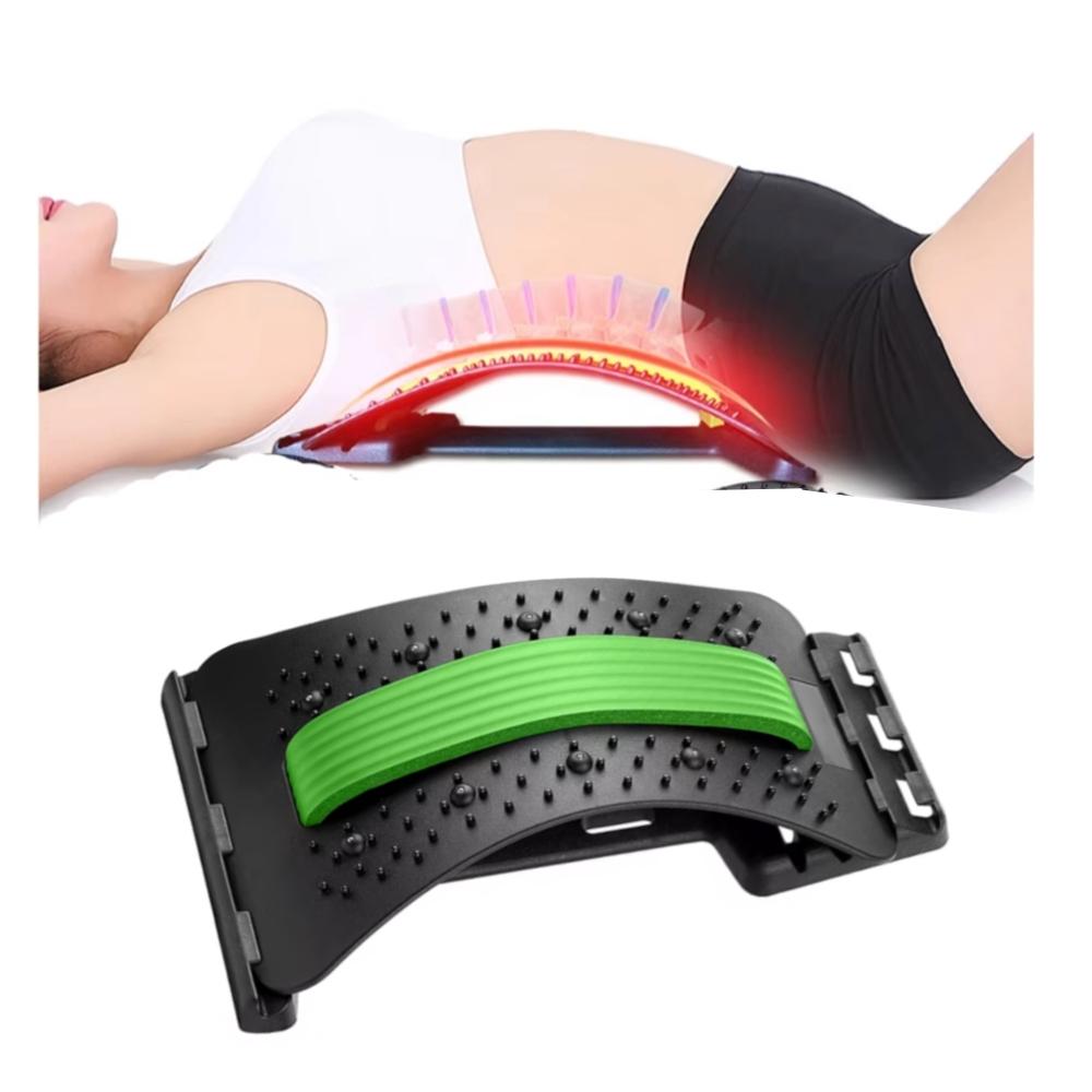 Ryggsträckare - Ryggstretchare - Back Stretch Equipment Fitness - Grön