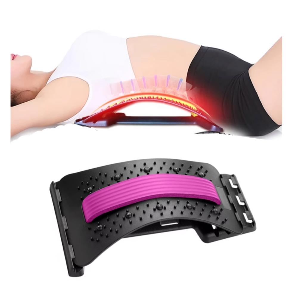 Ryggsträckare - Ryggstretchare - Back Stretch Equipment Fitness - Rosa