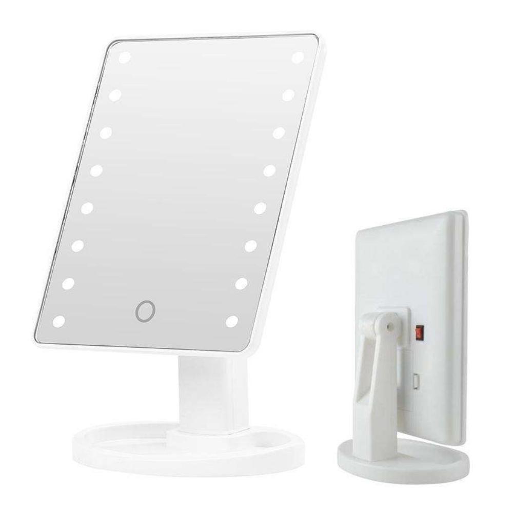 Sminkspegel med LED-lampor – Perfekt Belysning för Felfri Makeup Varje Gång
