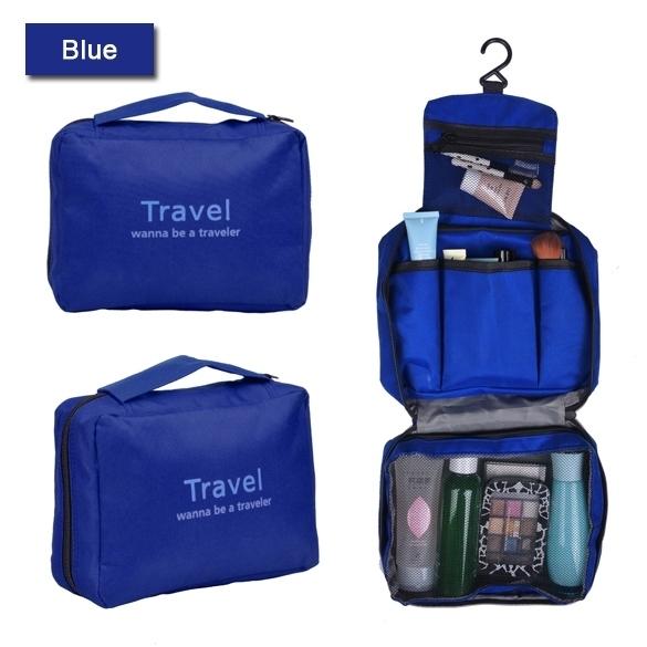 Upphängningsbar Necessär för Smink och Toalettartiklar