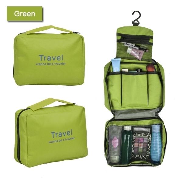 Upphängningsbar Necessär för Smink och Toalettartiklar