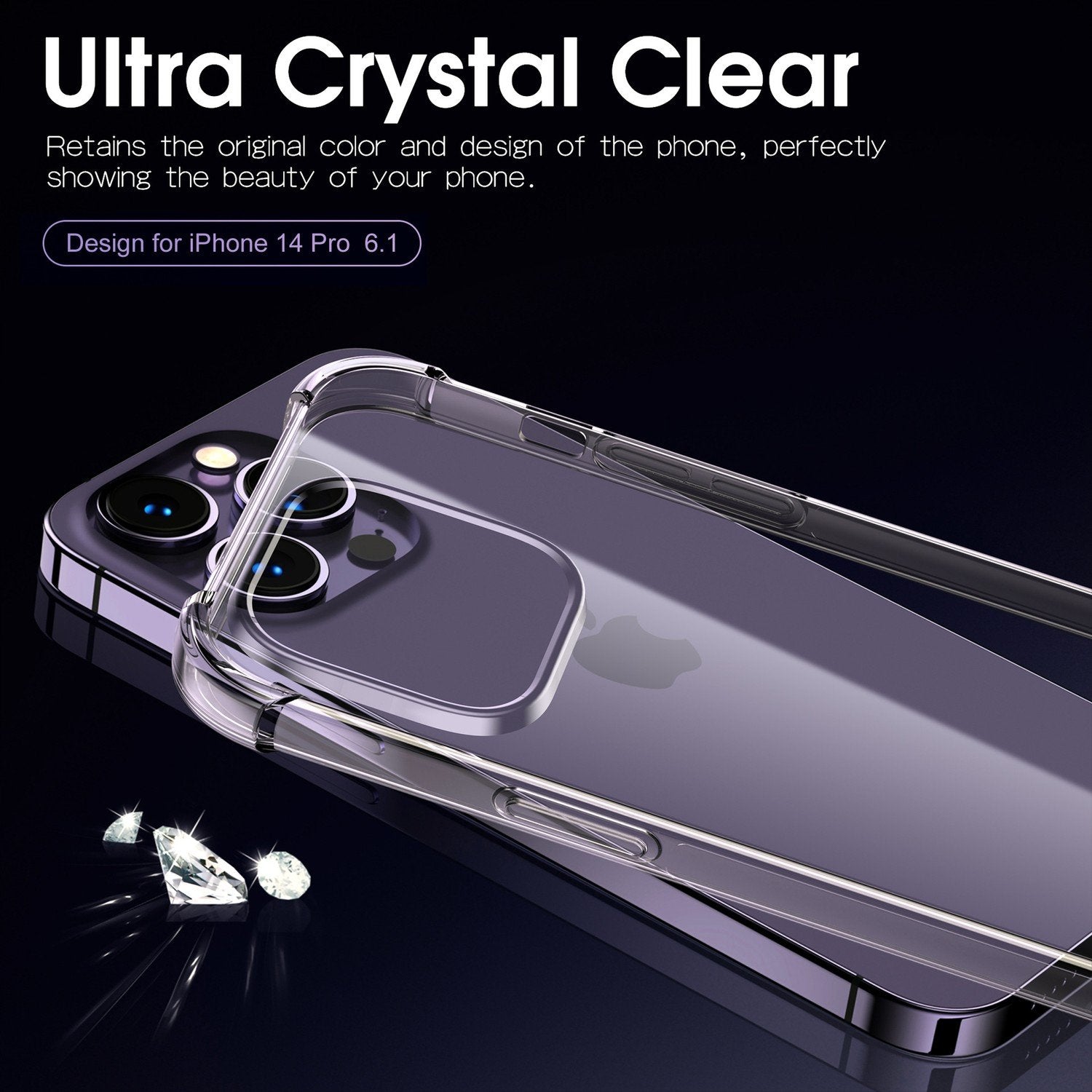 iPhone 13 Pro Silikon Shockproof Skal