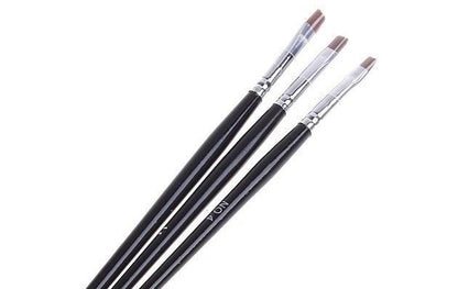Perfekt Nagelkonstset - 3 UV Penslar + 5 Dotting Tools