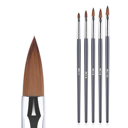 Nail Art Set - 5 Decoration Brushes &amp; Dotting Tool