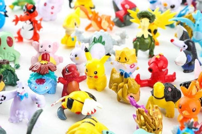 24st Färgglada Pokemon Figurer - Samlar Mini Pokemon Pikachu