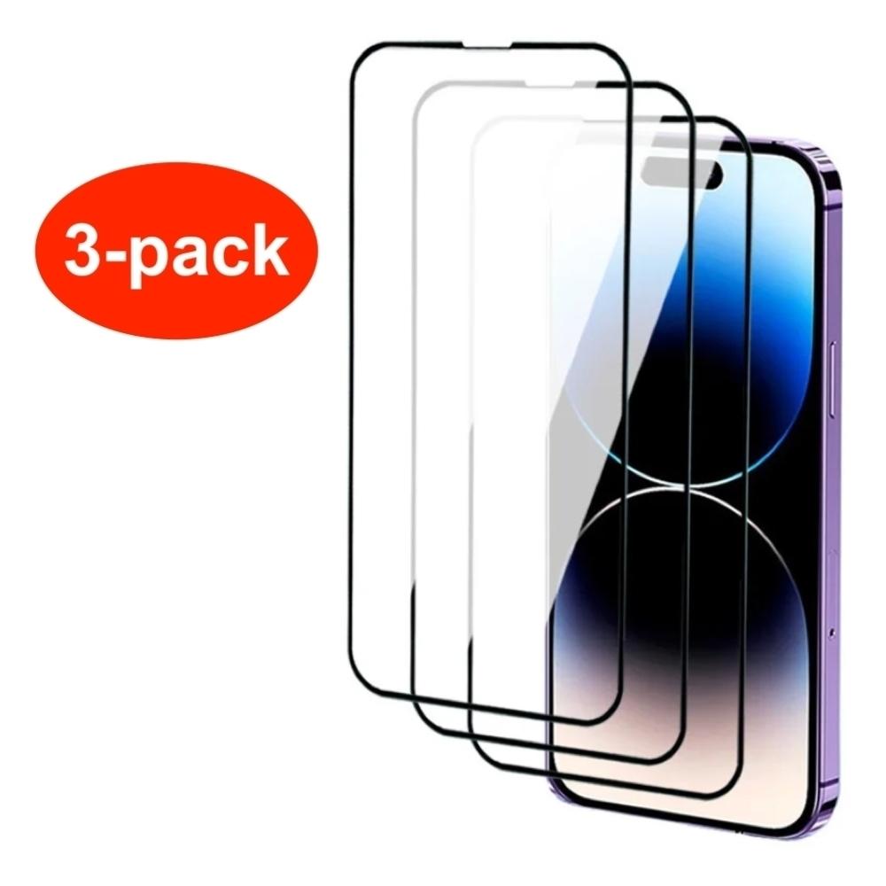 3-pack Skärmskydd i Härdat Glas för iPhone 14 Pro Max