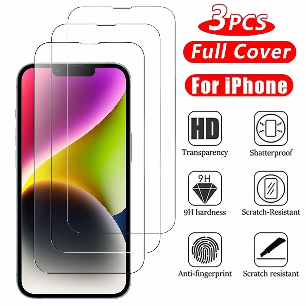 3-pack iPhone 12 Pro Max Tempered Glass Screen Protector