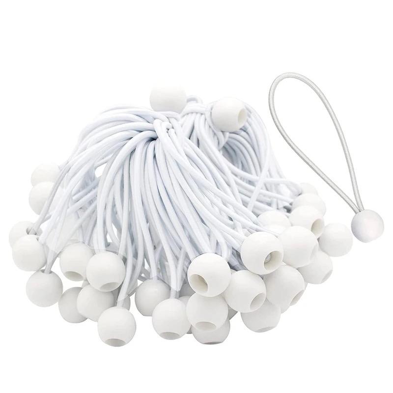 50-Pack Long Bungee Cords with Buckle for Tents, Banners, Tarps