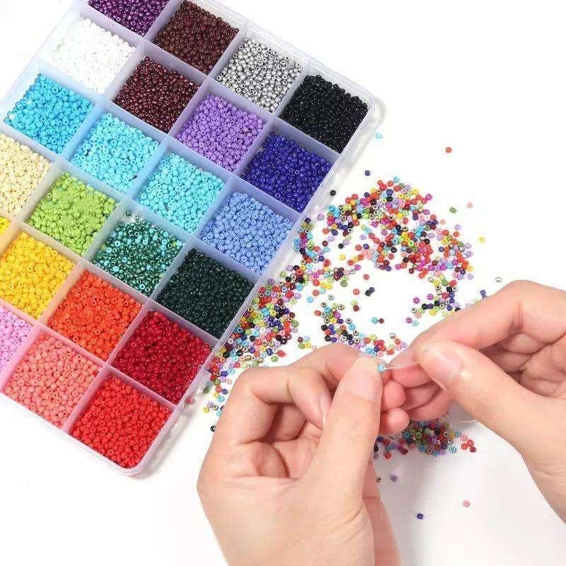 DIY Pärllåda med Seed Beads – 4800 Pärlor för Smyckestillverkning