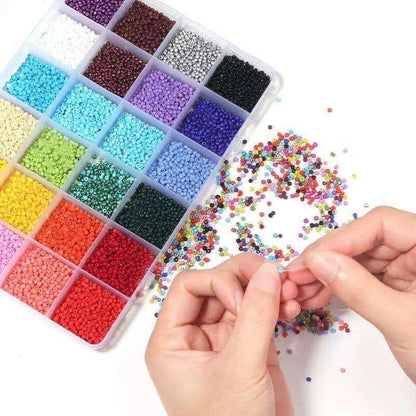 DIY Pärllåda med Seed Beads – 4800 Pärlor för Smyckestillverkning