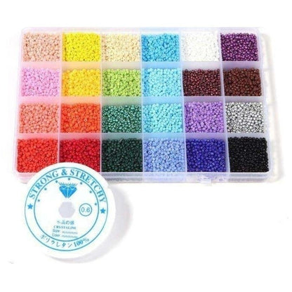 DIY Pärllåda med Seed Beads – 4800 Pärlor för Smyckestillverkning