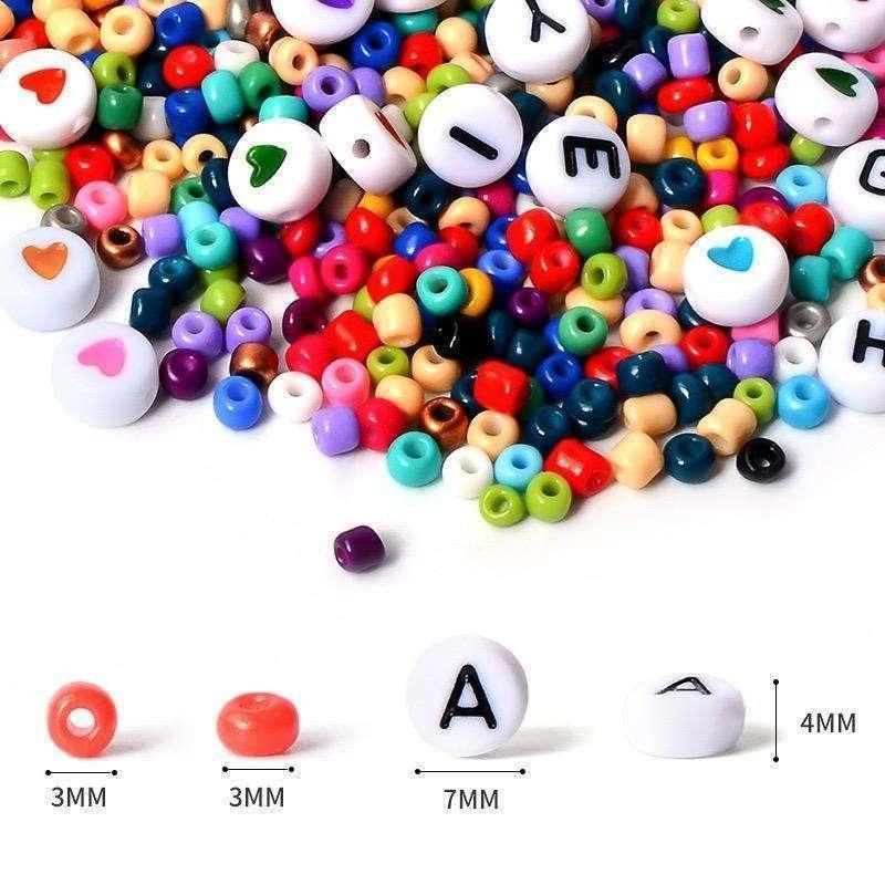 DIY Pärllåda med Seed Beads och Bokstavspärlor – 2400 Pärlor