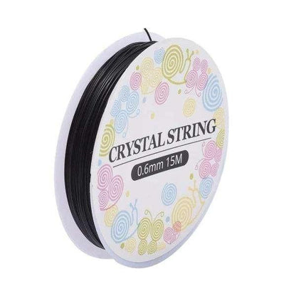 Elastisk tråd för smycken och hantverk – 0,6 mm x 15 m
