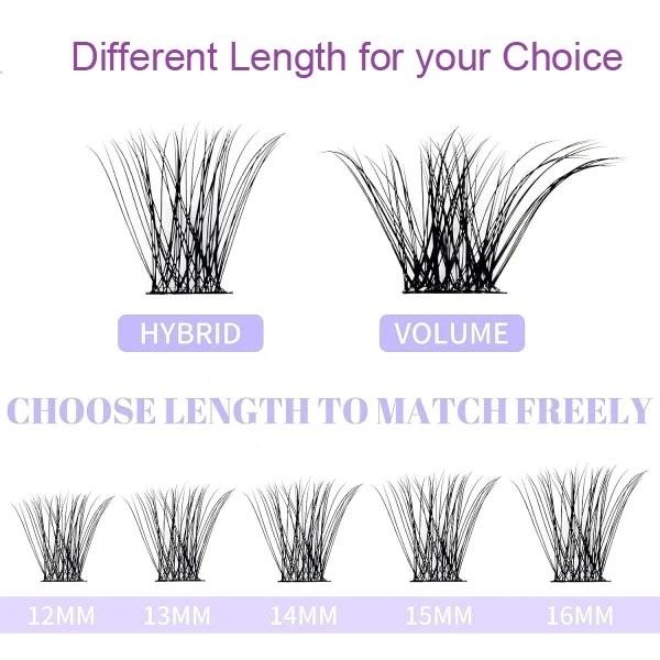 Individuella Lösögonfransar - Natural Look Volume Lash - 40 st