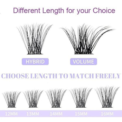 Individuella Lösögonfransar - Natural Look Volume Lash - 40 st