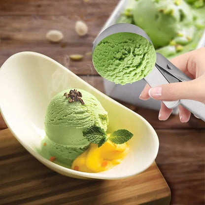 Large Ice Scoop with Ejector - Perfect Ice Balls with 1 Click
