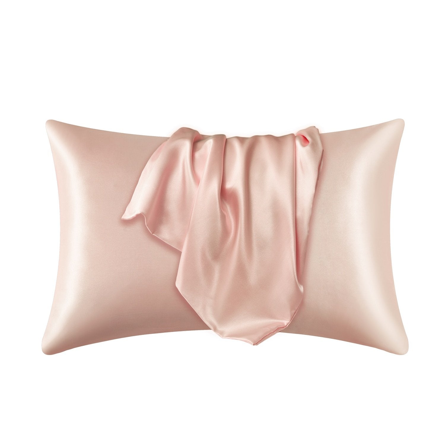 Lyxigt Satinörngott - Set med 2 Kuddfodral, 50 x 66 cm - Creme