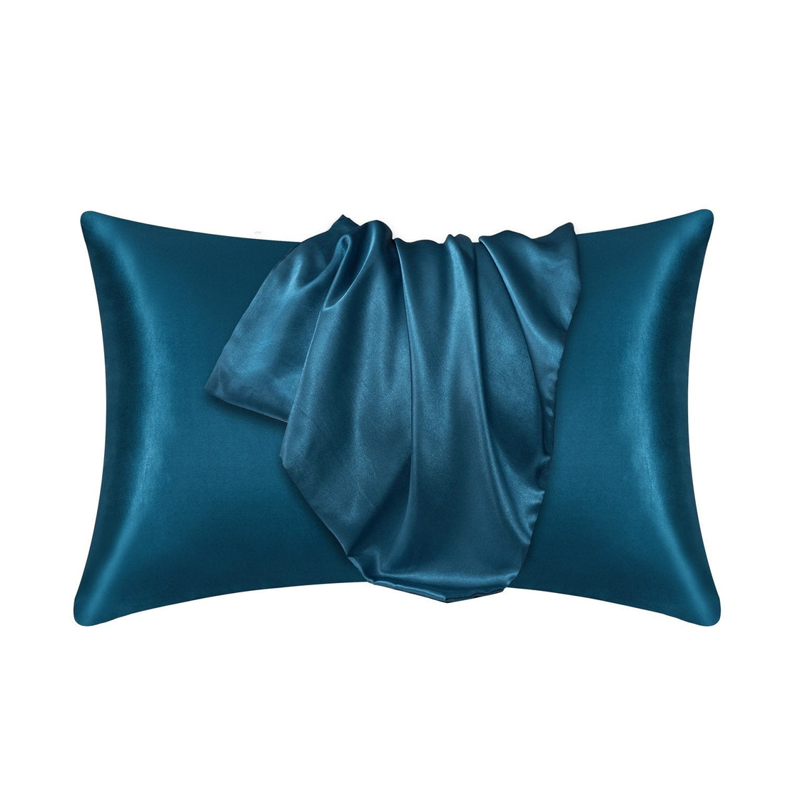 Lyxigt Satinörngott - Set med 2 Kuddfodral, 50 x 66 cm - Blåklint