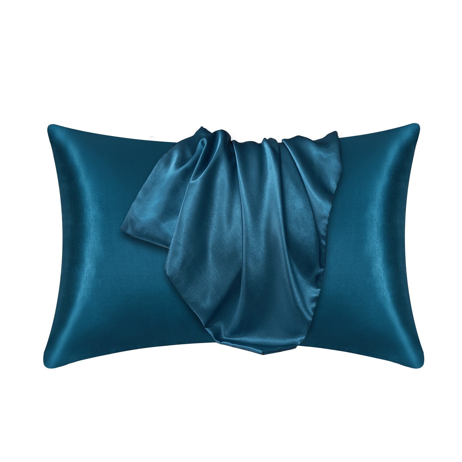 Lyxigt Satinörngott - Set med 2 Kuddfodral, 50 x 66 cm - Blåklint
