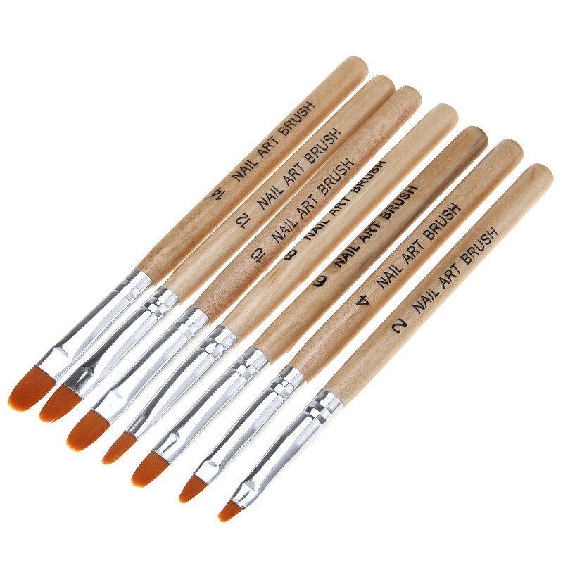 Nagelverktyg - 7 Penslar &amp; 5 Dotting Tools för Perfekt Nagelkonst