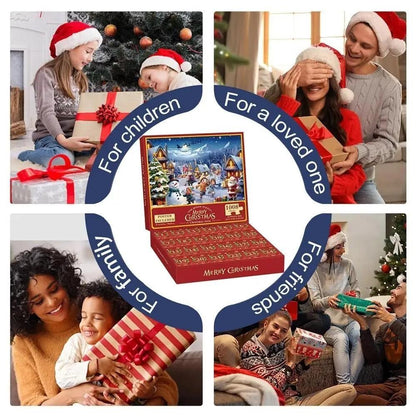 Pussel Adventskalender 2024 – Julkalender med 1008 Bitar “Snow”