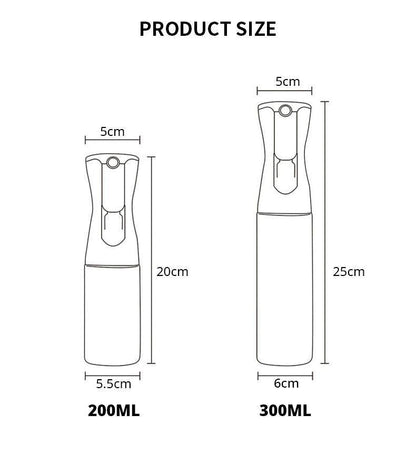 Sprayflaska i Glas för Olja och Vinäger 200ml