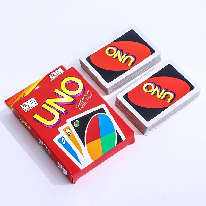 Uno basic kortspel familjespel
