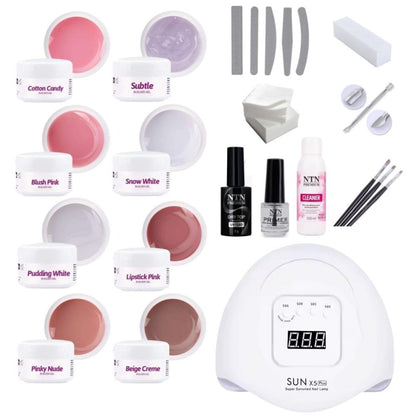 Upptäck kreativiteten med vårt 23-delars gelénagelkit